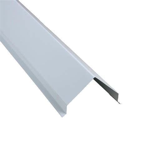 white sheet metal siding|white metal outside corner trim.